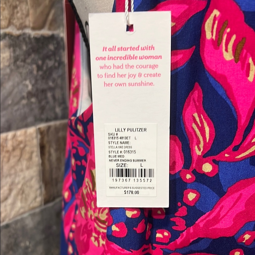 Lilly Pulitzer Stella Mae Dress
Blue Med Never Ending Summer - Picture 4 of 6
